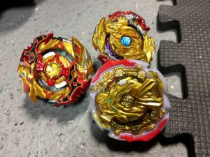 deck of three beyblades judgment valkyrie cho-z spriggan and lord dragon 2