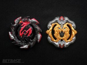 Beyblade Burst Hell Salamander and Archer Hercules Layers – Top View