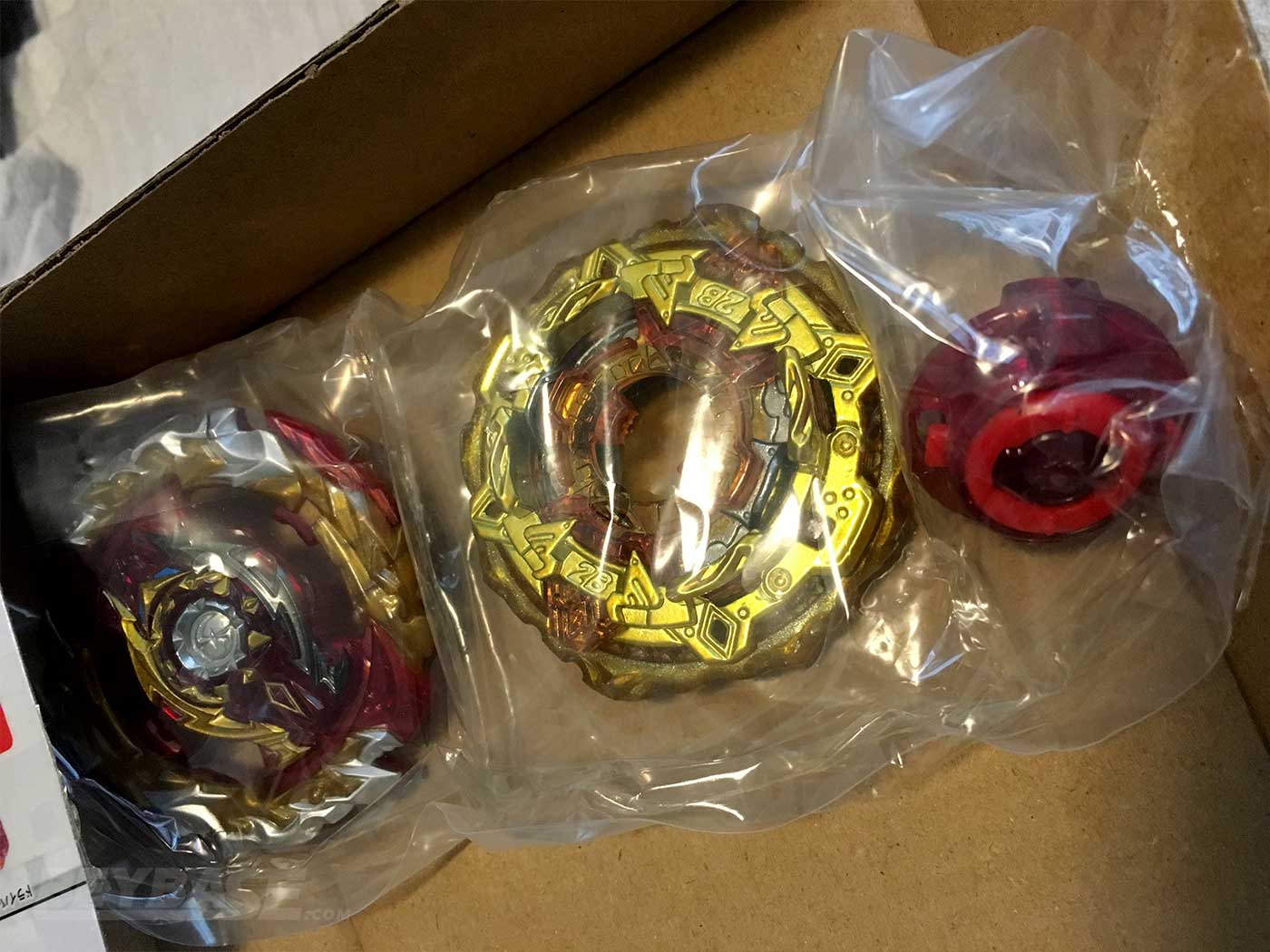 beyblade burst dsparking 2b rare chassis gold