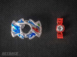 helios 2 and metal chip core beyblade burst parts