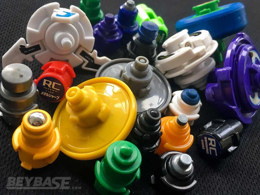 collection of hms beyblade running cores