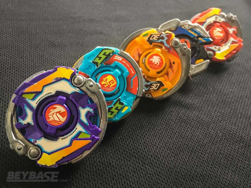 group of 5 hms beyblade combos