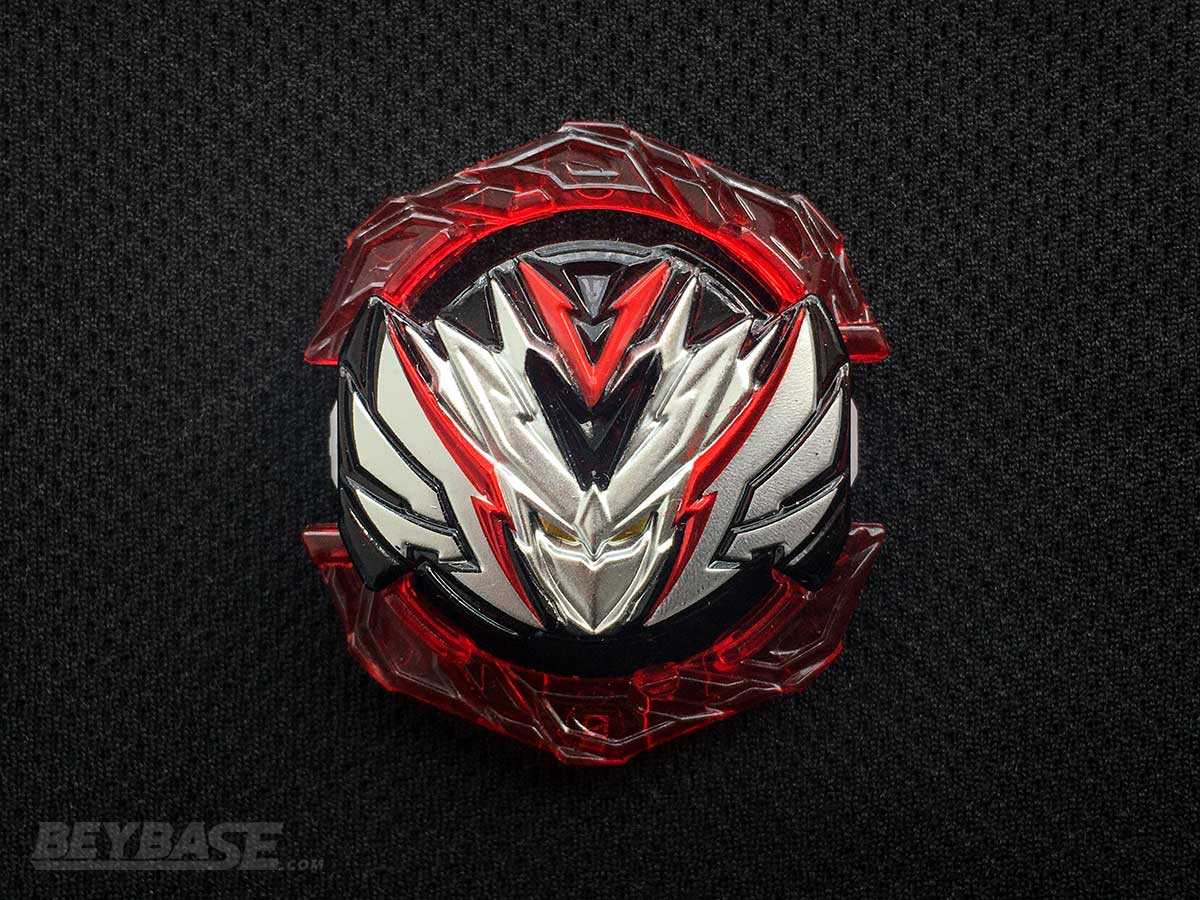 red black and silver valkyrie db core beyblade burst part