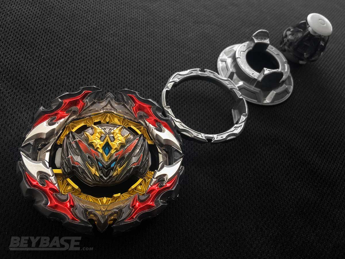 beyblade burst parts: prominence belial tapered mobius and 0 armor