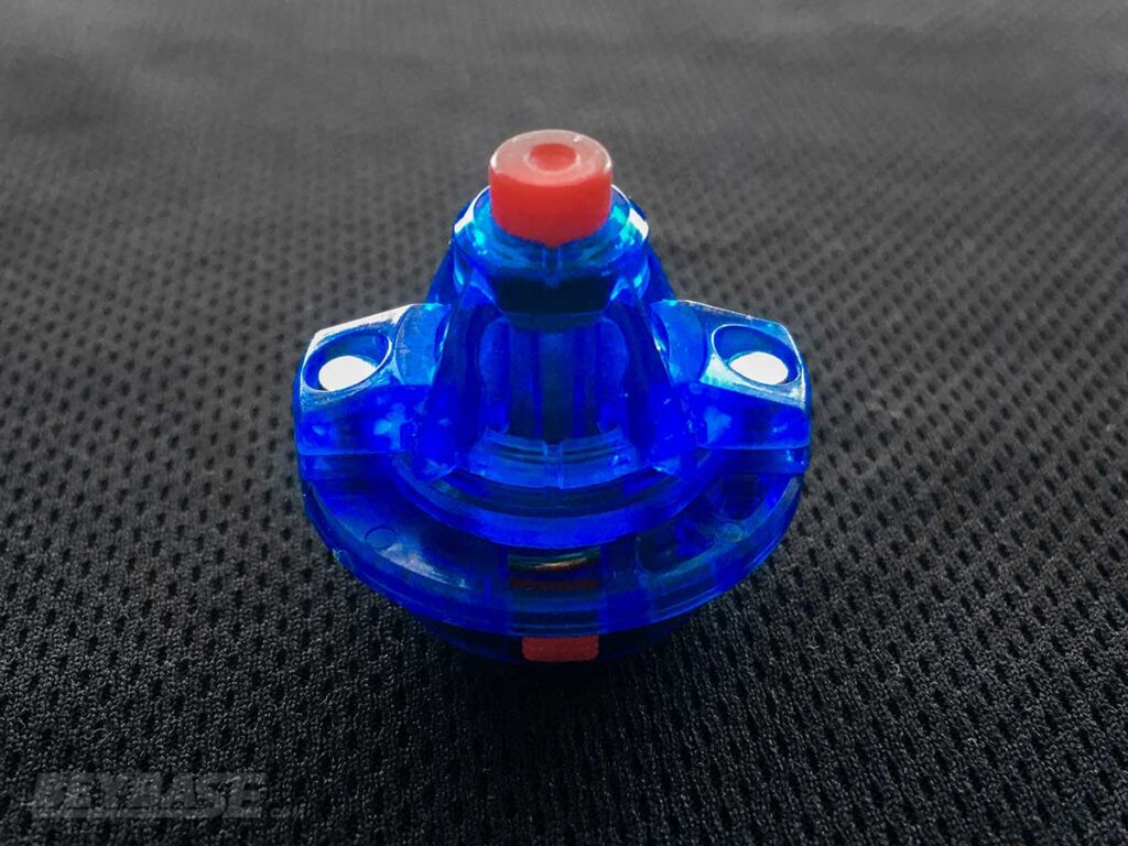 blue and red xtreme dash driver beyblade burst part