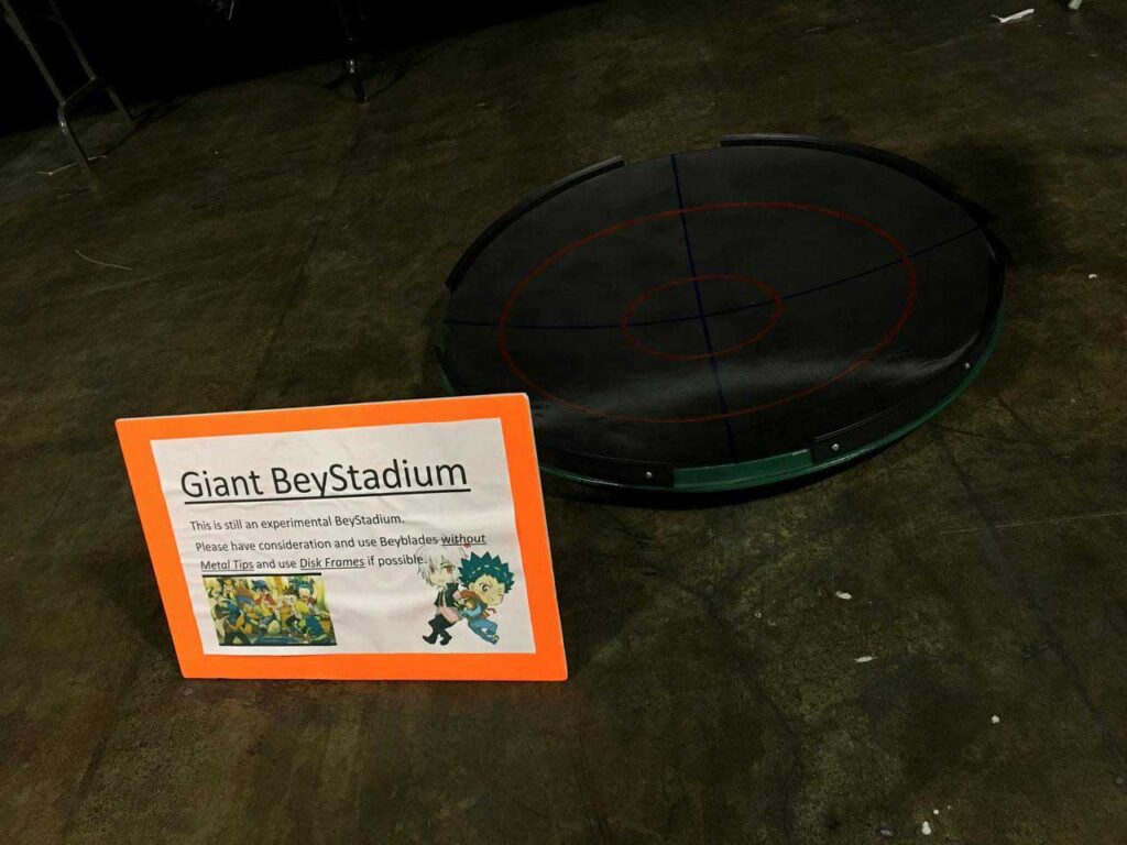 giant beyblade stadium