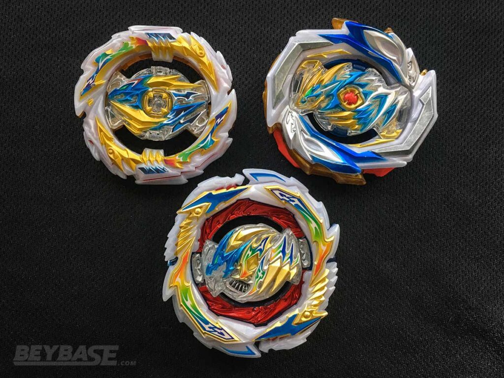 Tempest imperial and gatling dragon Beyblade Burst layers