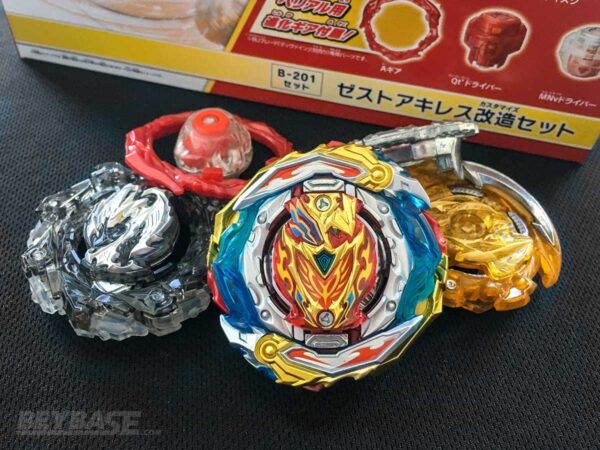 Discover the Best Beyblade Burst Parts From the B-201 Zest Achilles Customize Set to Power Up Your Combos
